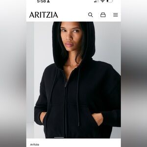 TNA sweatfleece cozy fleece mega fit oversized hoodie (slightly cropped fit)